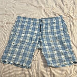 Lucky Brand Blue Checkered Men's Shorts